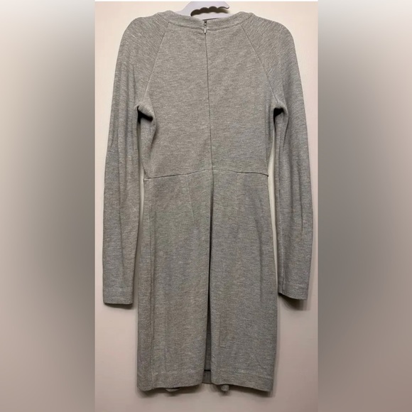 Madewell Waist-Defined Gray Sweatshirt Dress XS - Picture 2 of 4